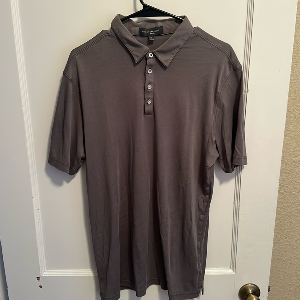 Robert Barakett Grey Polo (Size XL)
